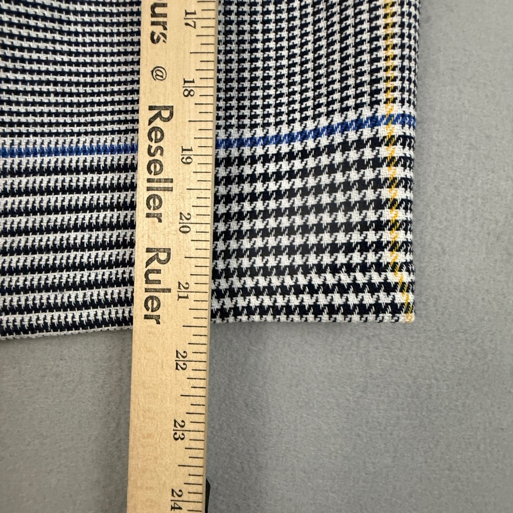 J.McLaughlin Houndstooth Pencil Skirt Women's 8 Zipper Detail French Tweed Lined - Picture 10 of 10